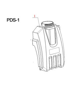 Tank 1 Gallon 4 Liter c/w Filtration Assembly